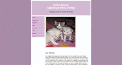 Desktop Screenshot of felinerescue.us